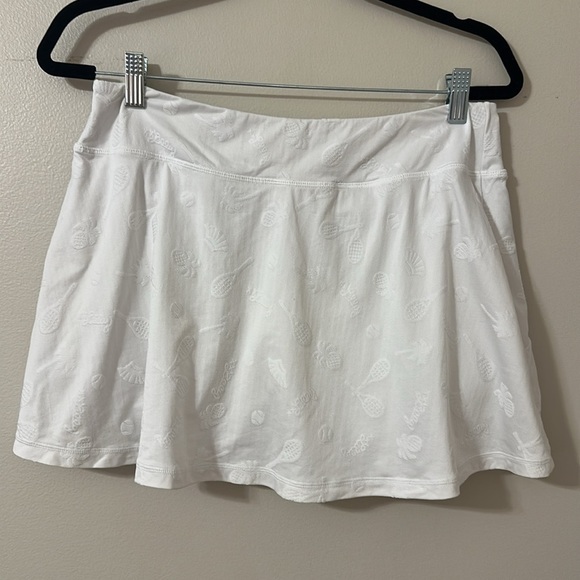 Lilly Pulitzer Resort White Perfect Match Jacquard Alia Skort Sz Medium Preppy - Picture 2 of 10